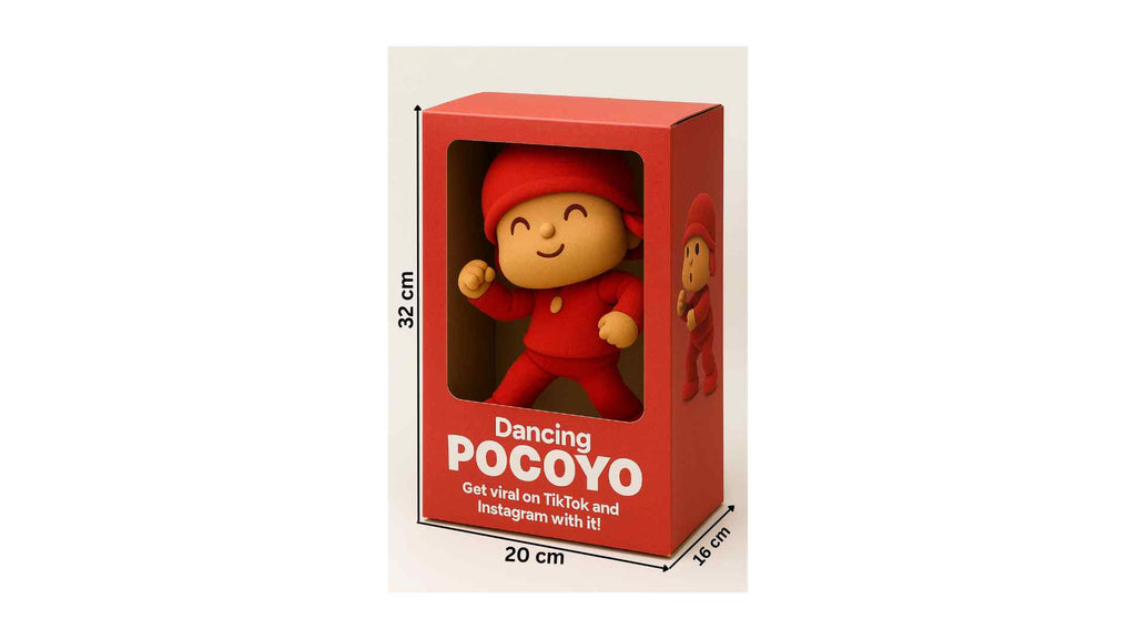 Pocoyo Surprised Pose Boy Doll