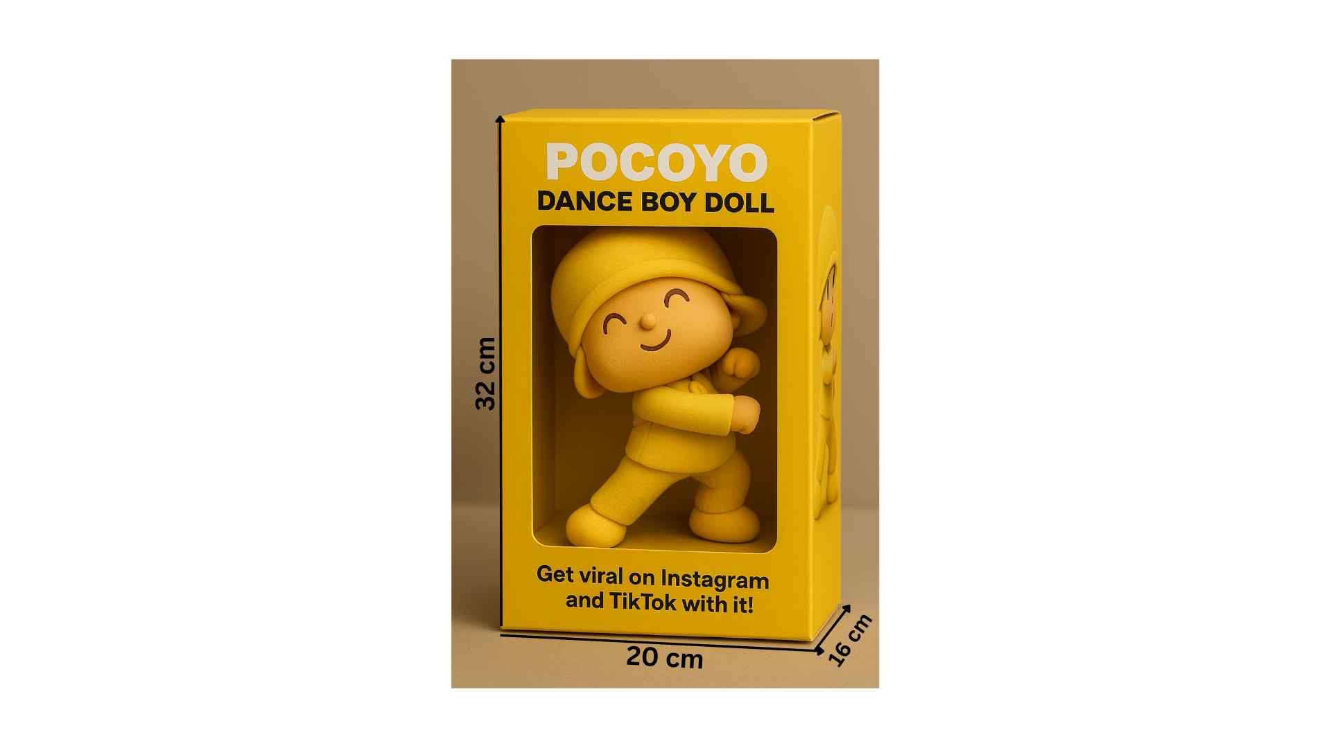 Pocoyo Happy Lean Pose Boy Edition Doll