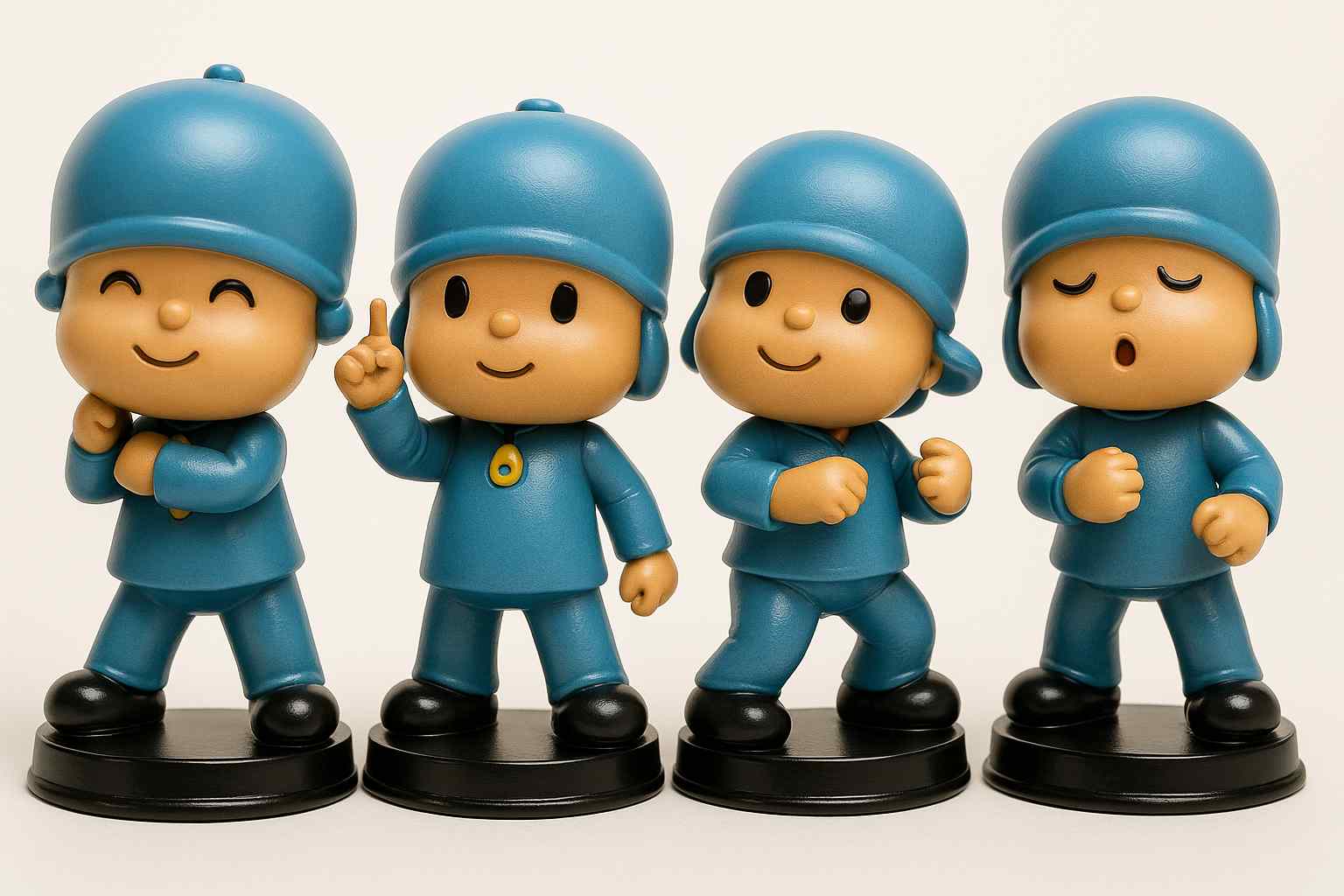 4 set Bobble Head Dashboard Doll