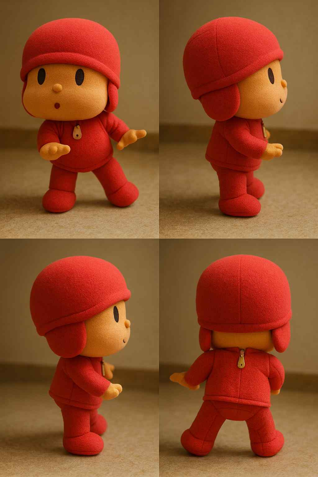 Pocoyo Surprised Pose Boy Doll