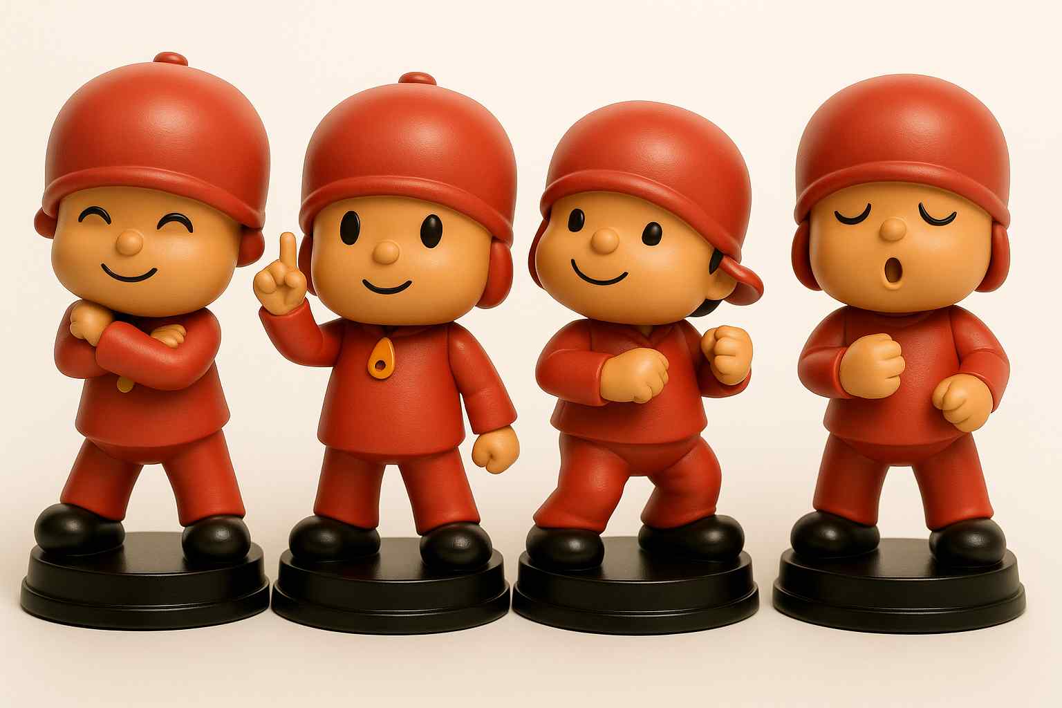 4 set Bobble Head Dashboard Doll