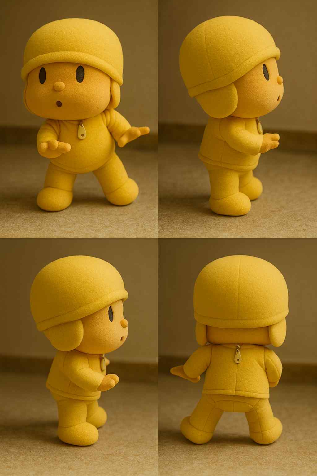 Pocoyo Surprised Pose Boy Doll