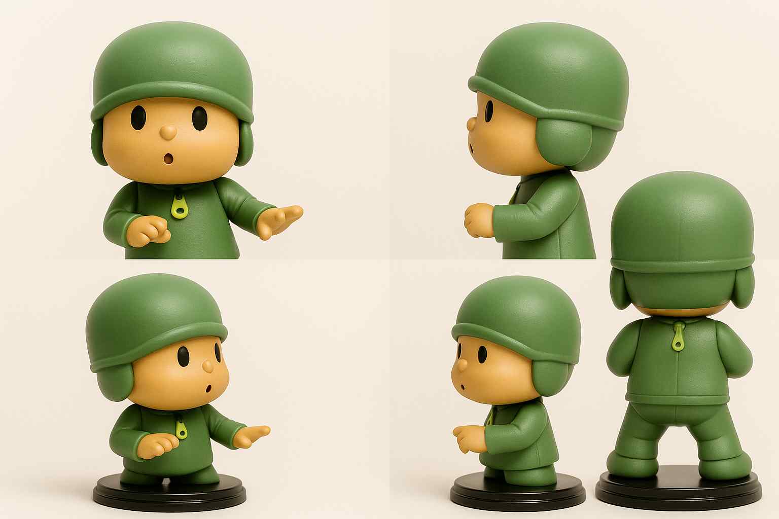 4 set Bobble Head Dashboard Doll