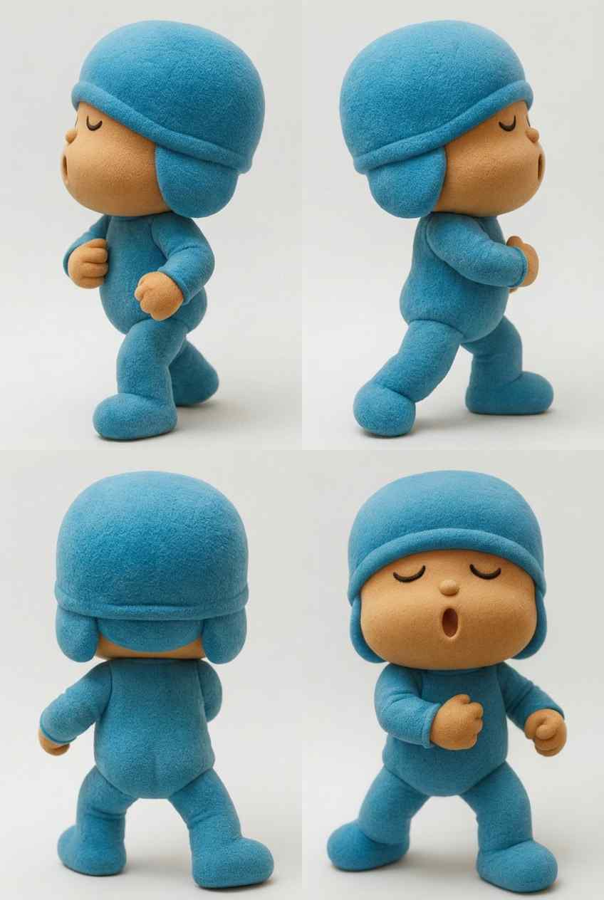Pocoyo Sleepy Pose Boy Doll