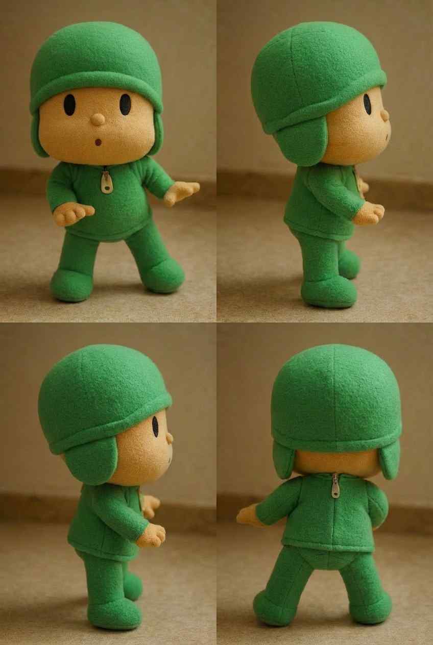 Pocoyo Surprised Pose Boy Doll