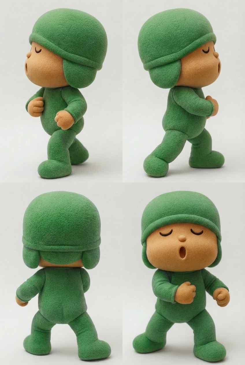 Pocoyo Sleepy Pose Boy Doll